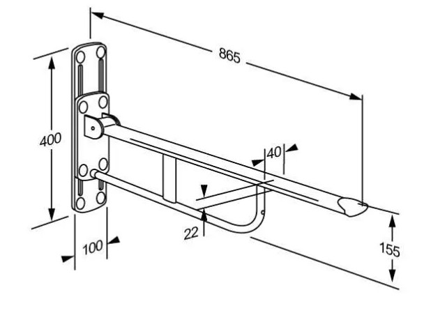 VALUE toiletsteun, in hoogte verstelbaar - Afbeelding 3
