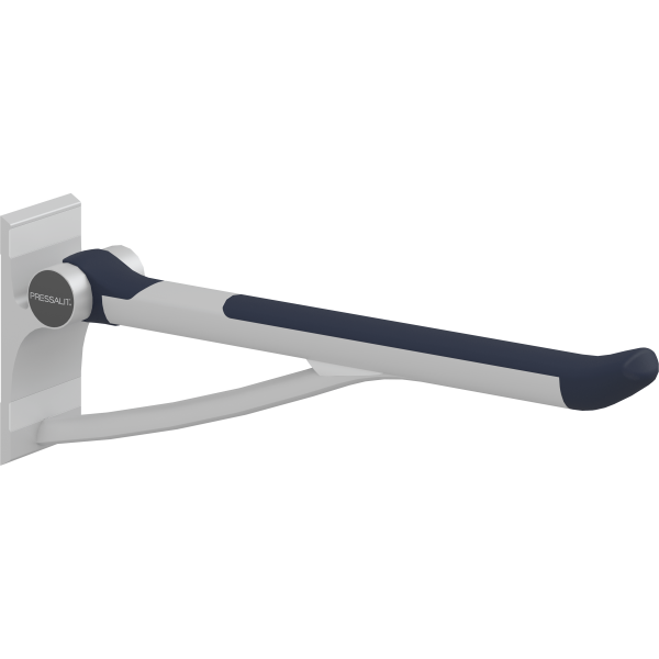 PLUS toiletsteun, 700 mm, Totale lengte: 700 mm. Vaste hoogte. Opklapbaar - Afbeelding 2