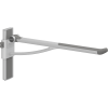 PLUS toiletsteun met veer, 850 mm,  linkshandige bediening, Totale lengte: 880 mm. In hoogte verstelbaar. Opklapbaar en afneembaar - Afbeelding 2