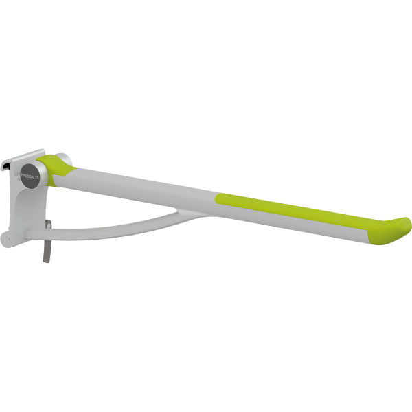 PLUS toiletsteun, 850 mm, rechtshandige bediening, Totale lengte: 880 mm, zijwaarts verplaatsbaar. Opklapbaar en afneembaar - Afbeelding 2