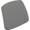 PLUS Rugsteun wit, vaste hoogte, 184 x 293 mm.<br> Afstand vanaf de muur: 107 mm - Afbeelding 2