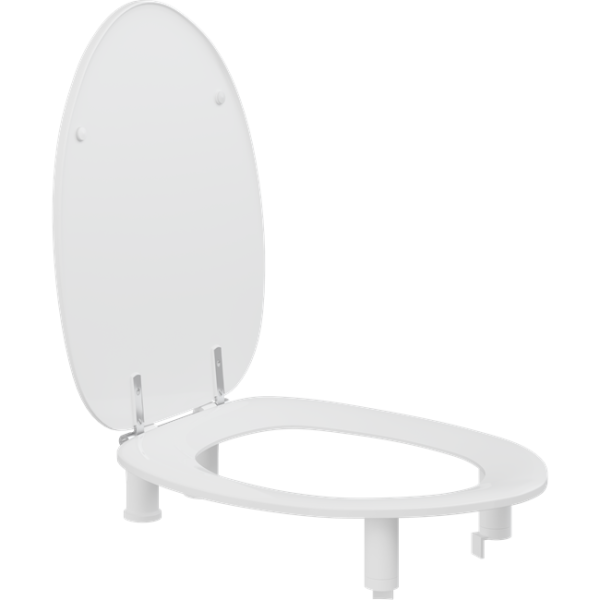 Toiletzitting Dania 100 mm verhoogd