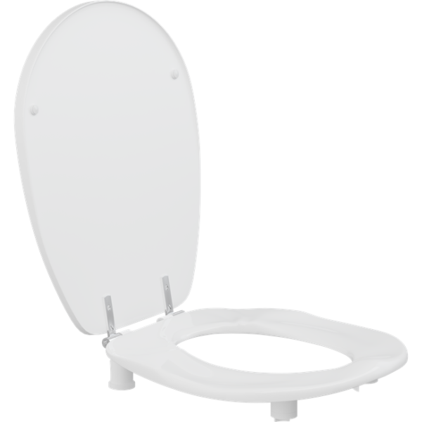 Toiletzitting Ergosit met deksel, 50 mm verhoogd